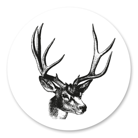 Hert - zwart wit
